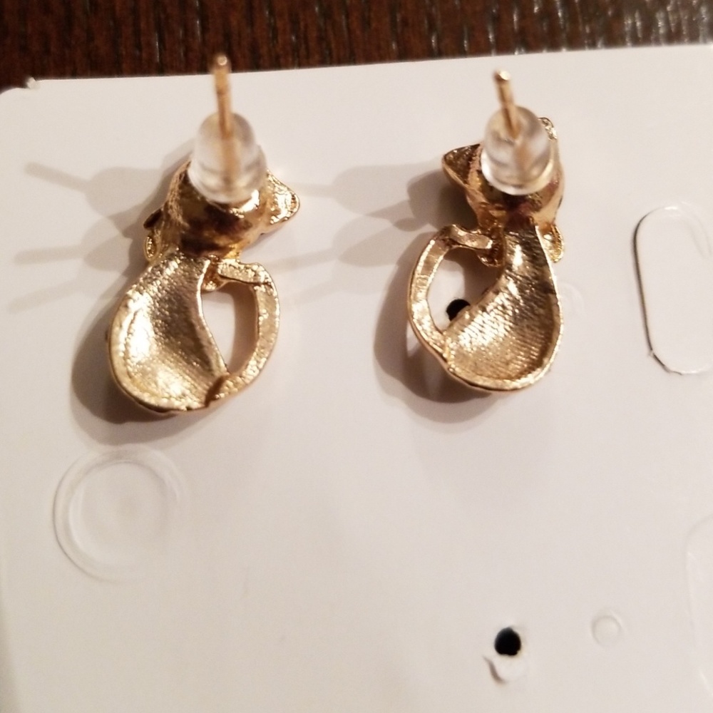 Purrfect kitty earrings - Picture 2 of 2